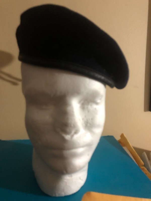 French Army Dark Blue Army Beret Angolan Civil War 1990