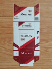 confezione rigida sigaretta vuota aperta--84 mm-Messico-Montana