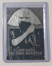 Lady Gaga Platinum Plated Artist Signed “The Fame Monster” Trading Card 1/1