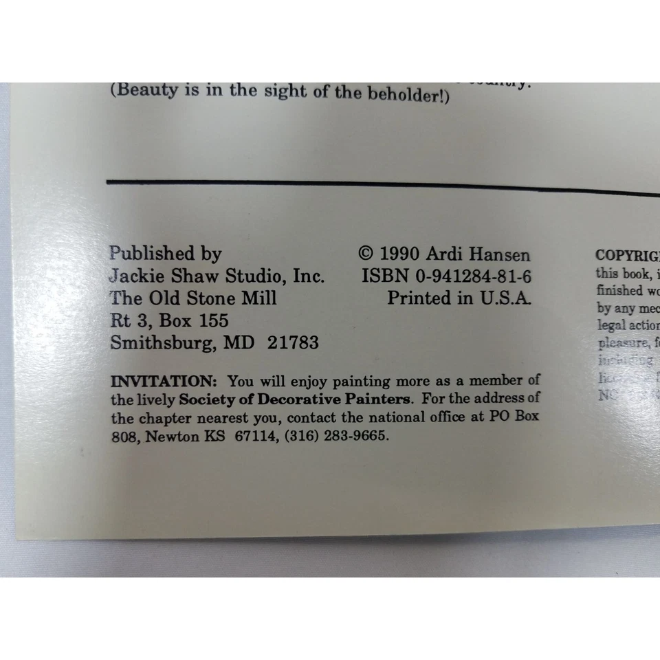 Ardis Country Patterns Collector's Edition Country Painting Designs 1990 - Image 3 of 4