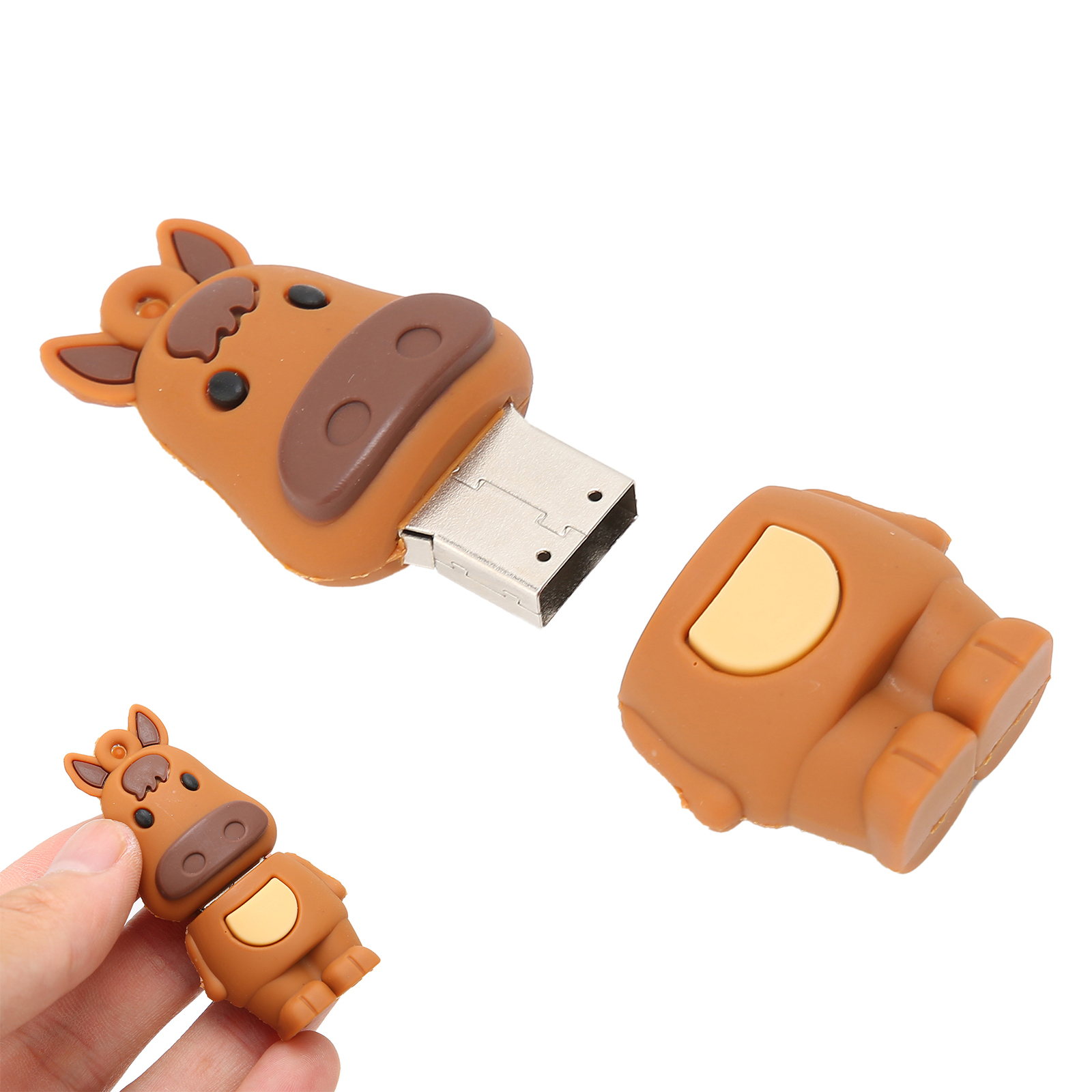 USB Flash Drive Portable Cartoon Storage For USBA Port Desktop