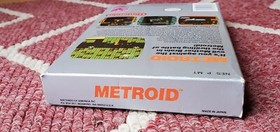 Metroid Nintendo NES Complete CIB Box Game Poster Instruction Manual Inserts !!!