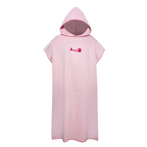Badeponcho Strandtuch Mikrofaser schnelltrockend Unisex Bademantel Poncho Kapuze - Bild 16 von 20