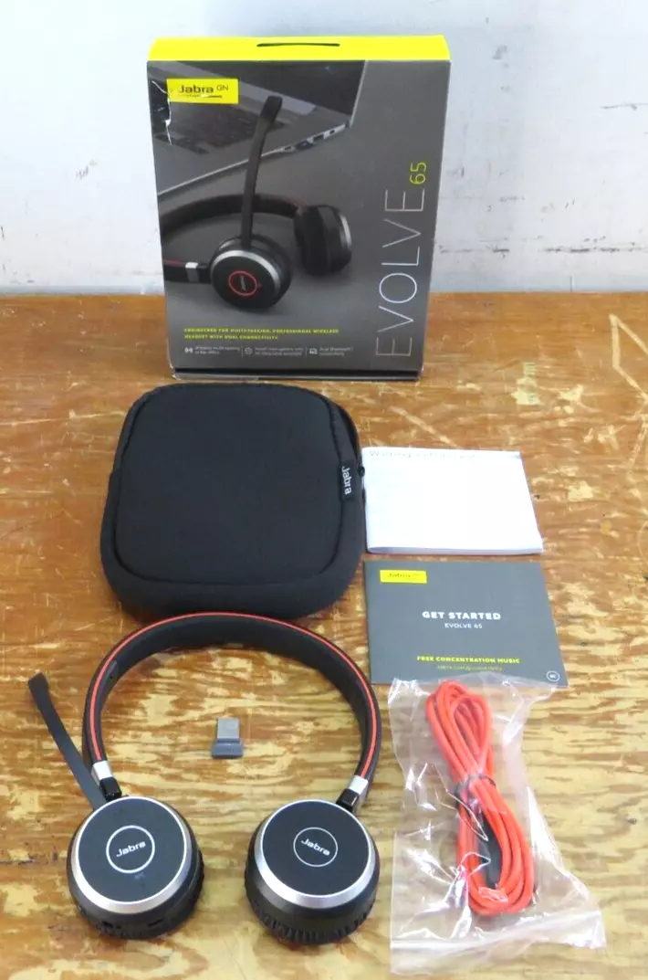 Micro-Casque Sans Fil Bluetooth Evolve 65 UC Stereo JABRA