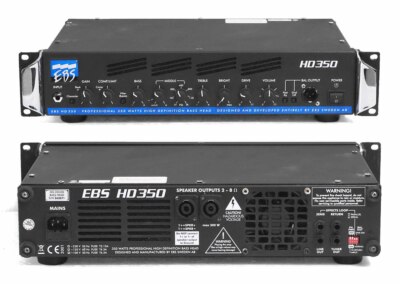 EBS HD350 ベースアンプ 350W EBS HD-350 Bass Guitar Amp Head 350W Used Tested w/ Power