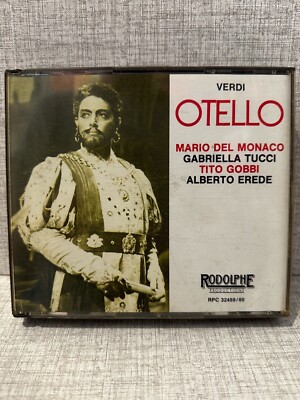 OTELLO VERDI MARIO DEL MONACO Tucci Gobbi 2 CD