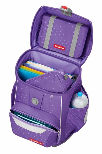 Step by Step Basis Schulranzen-Set 4-teilig Schulranzen Purple Konfetti Neu - Bild 5 von 5
