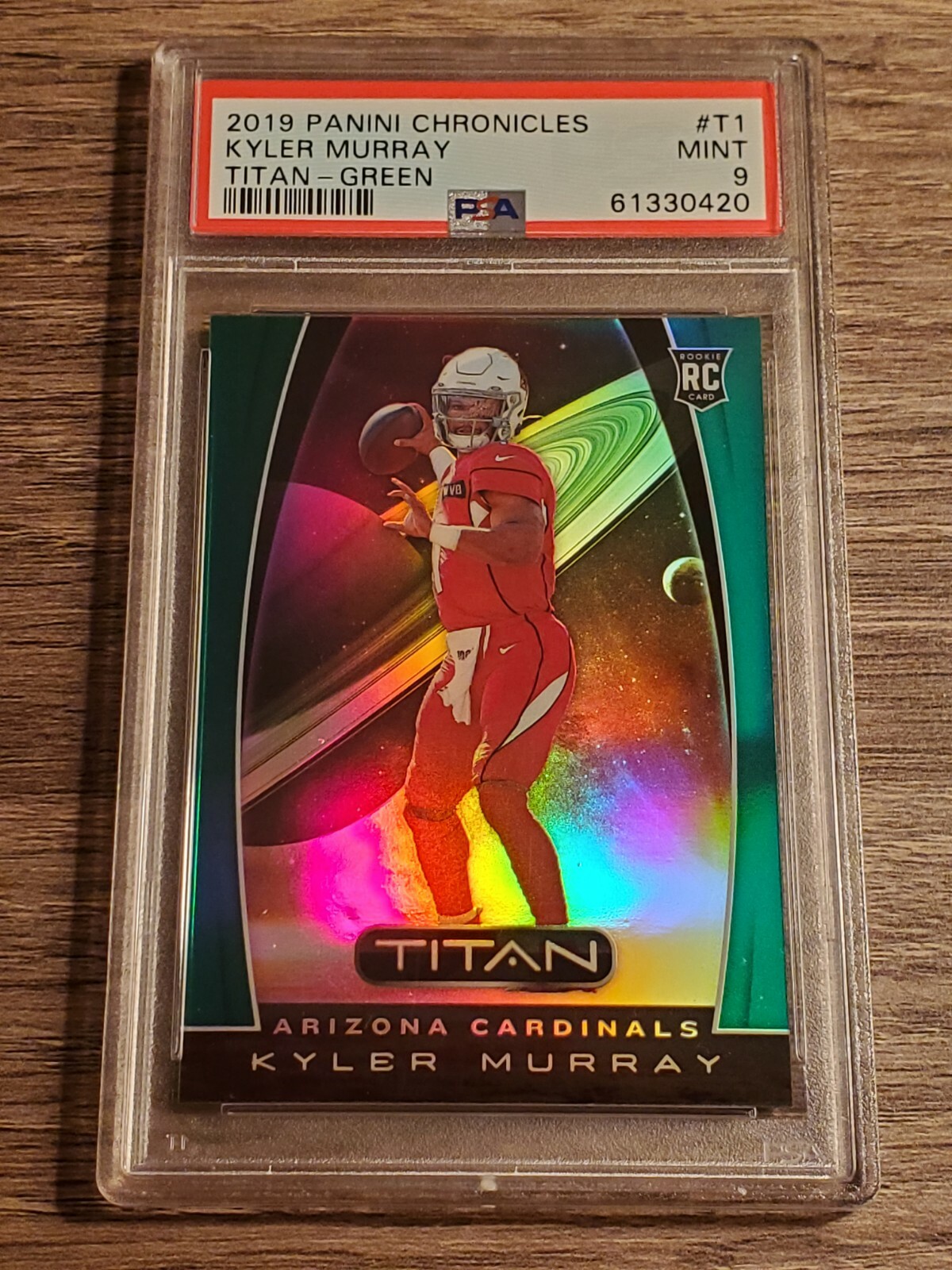 Kyler Murray Panini Chronicles Titan #T1 Green