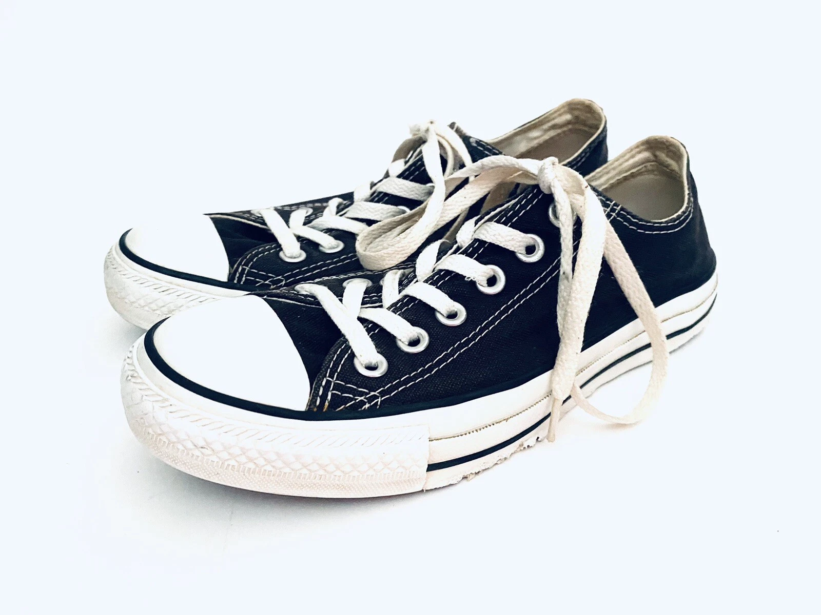 Scarpe da ginnastica Converse Chuck Taylor All Star Low nere bianche donna 7 uomo 5