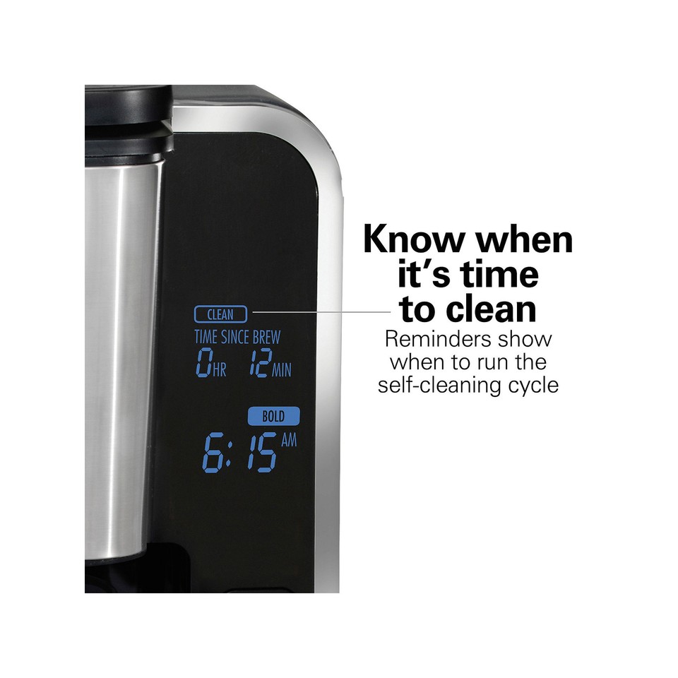 Hamilton Beach Front Fill Deluxe 12 Cup Programmable Coffee Maker