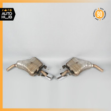 07-09 Mercedes W221 S550 S450 Amg Sport Exhaust Muffler Right And Left Set Oem