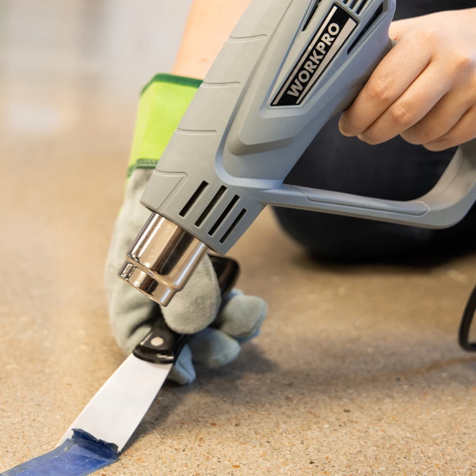 Pistola de calor 1200 W doble temperatura manos libres suavizar pintura masilla adhesivo envoltura retráctil CALIENTE Foto 4 de 4