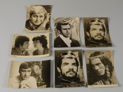 A5/ 7x Starkarten aus der DDR - Progress Starfoto im AK Format , VEB Film /S334