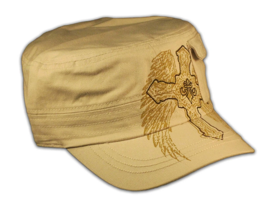 Крест на крыльях камень Cadet крышка с карманом винтажный состаренный козырек - Изображение 3 из 4