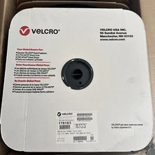 VELCRO Loop 1,000 Only 3/4” Nylon Sew On 150 ft / 50 yards part# 176163 Black