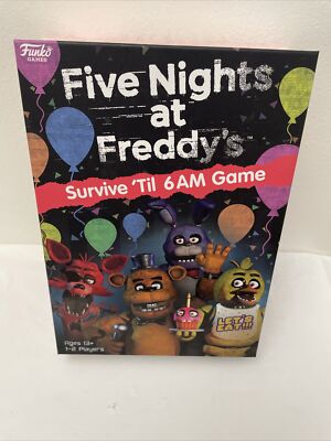 Five Nights At Freddy s Survive  Til 6AM Board Game Funko Games