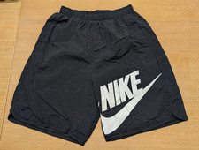 Nike Sportswear Big Kid's Boys Woven Swoosh Shorts- Black XL