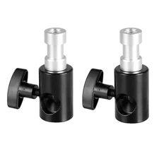 2x CAMVATE 16mm Light Stand Head to 3/8" Female Thread Adapter Holder Converter