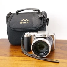 Olympus SP-800UZ Digital Camera 14MP 30x Zoom Champagne NEAR MINT Camera Only