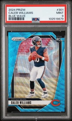 2024 Panini Prizm - Rookies Caleb Williams #301 Blue Wave Prizm /230 (RC)