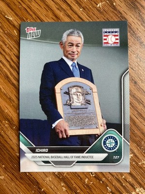 2025 Topps Now Ichiro Suzuki #474 PR /11993 Hall Of Fame Seattle Mariners HOF