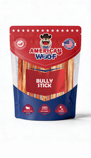 Bully Stick Natural para Perros 100 Americano  Alto en Prote na  Dental Chew