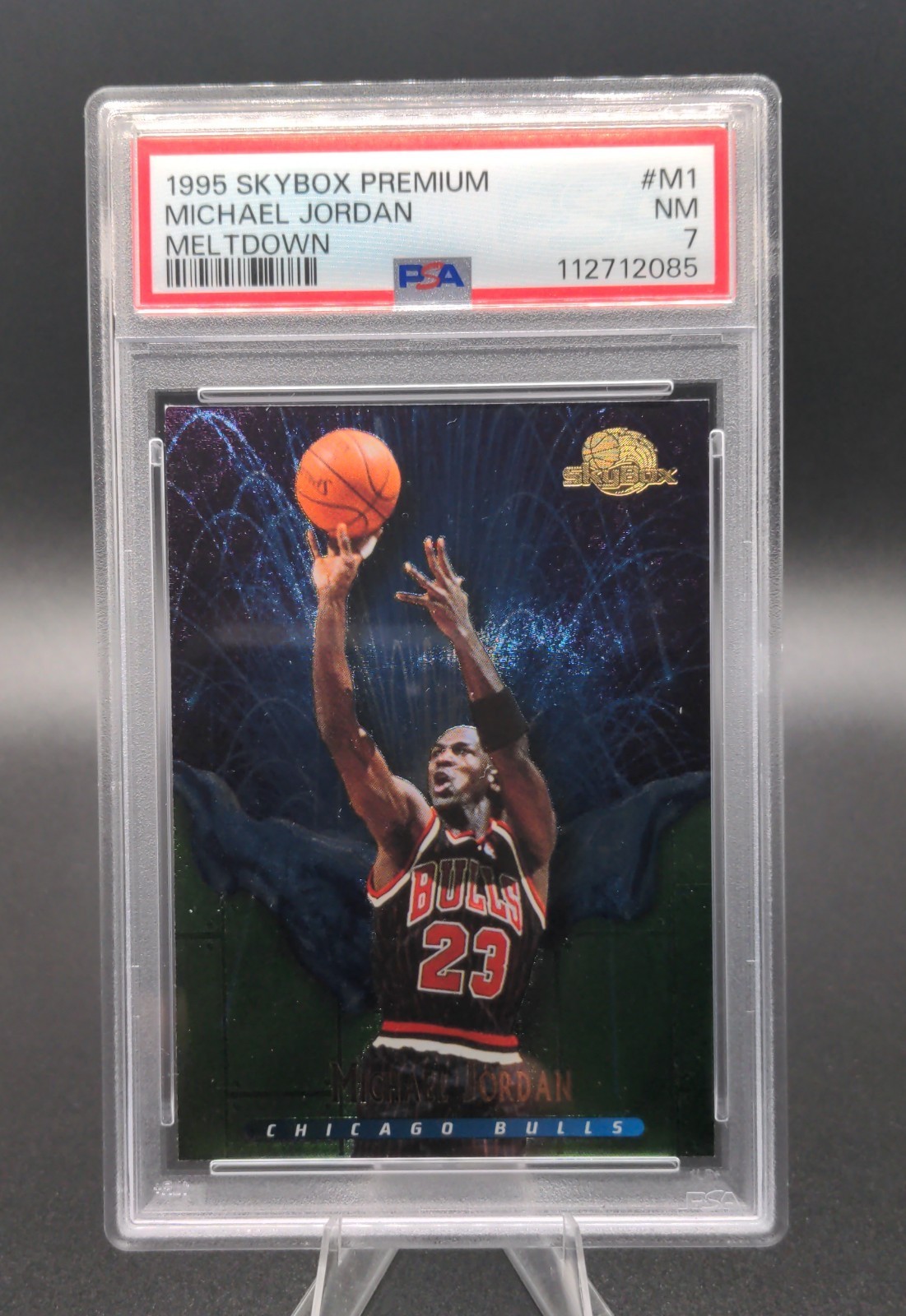 1995-96 Skybox Premium - Meltdown Michael Jordan #M1 PSA 7⚜️