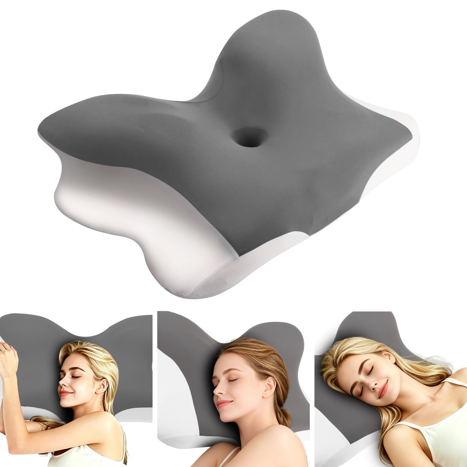 Cervical Neck Pillow Memory Foam Pillows Ergonomic Head Neck Support Orthopedic
