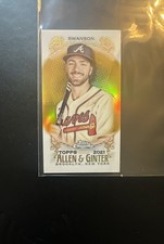2021 Topps Allen & Ginter Chrome - Dansby Swanson #112 Mini Gold Refractor /50
