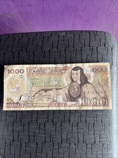 MEX Bank Notes: El Banco de Mexico S.A, 1000 Pesos 1984 Serie VG Serie. UC394961