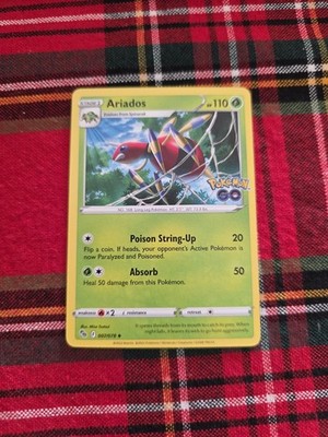 Ariados 007/078 - 2022 Pokémon TCG - Pokemon Go UnCommon NM/M