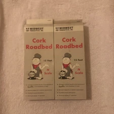 Midwest Products N Series Cork Roadbed  Total 15 Feet Set Of 2 nos