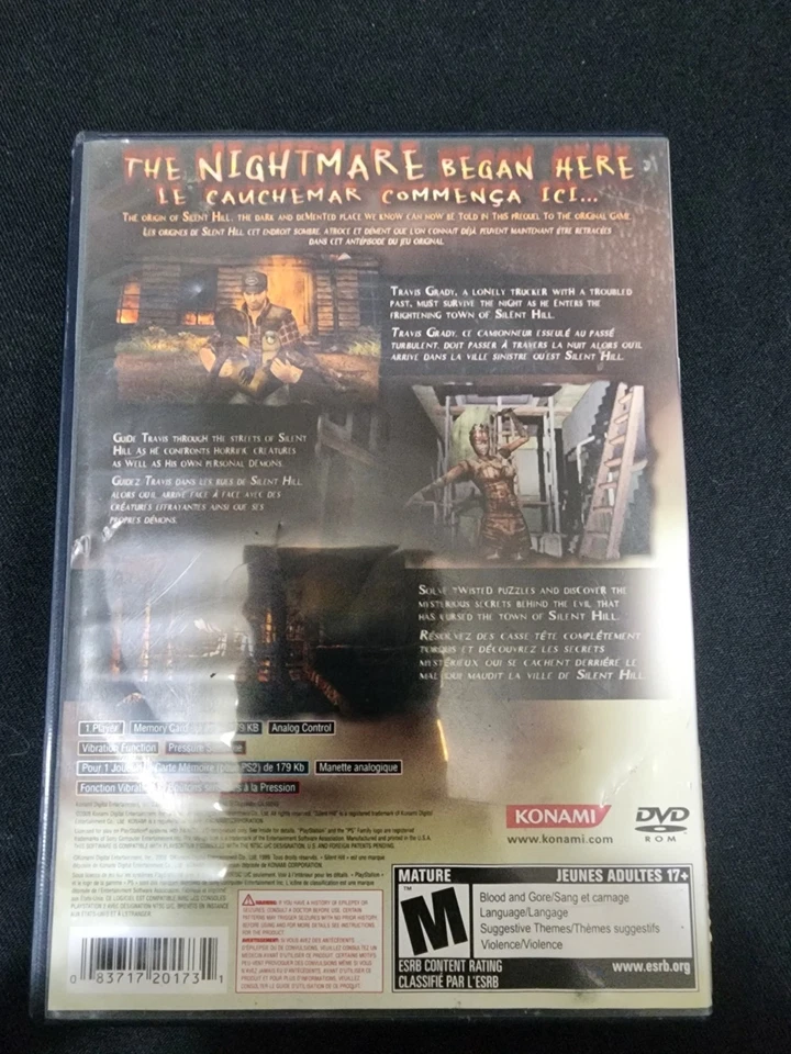 Silent Hill Origins Ps2 probado funciona muy bien algunos pequeños arañazos ligeros Foto 2 de 3