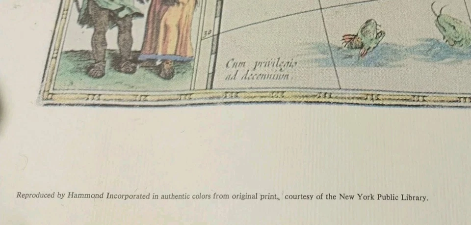 Vintage Copy G. Blaeu Grooten Atlas Old World Map Africa 1648-1665  NY Library - Image 2 of 4