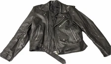 Echtes Leder Biker/Motorcycle Leather Jacket~size 48