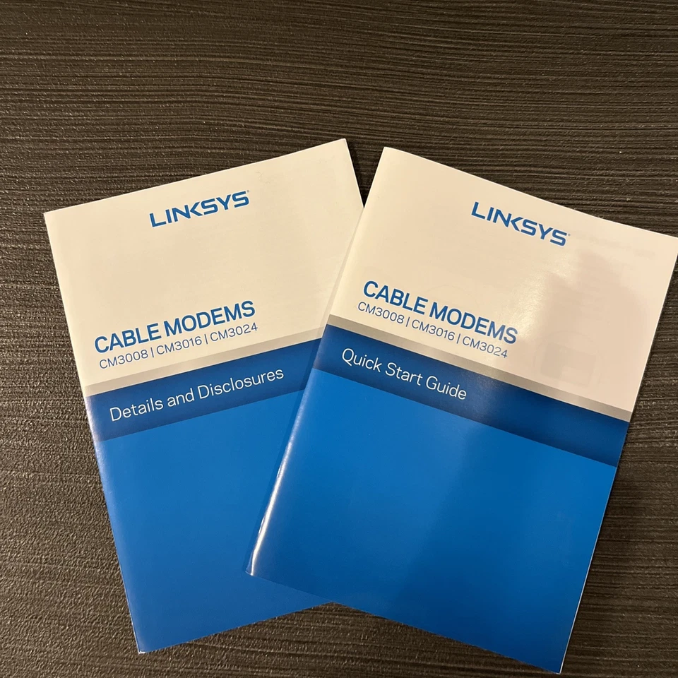 Linksys Cable Modem Model CM3016 DOCSIS 3.0 - Image 2 of 4