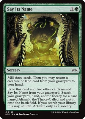 Say Its Name - DHOH MTG - Light Play