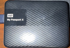 Western Digital WD My Passport X 2TB USB 3.0 Portable External HDD Black