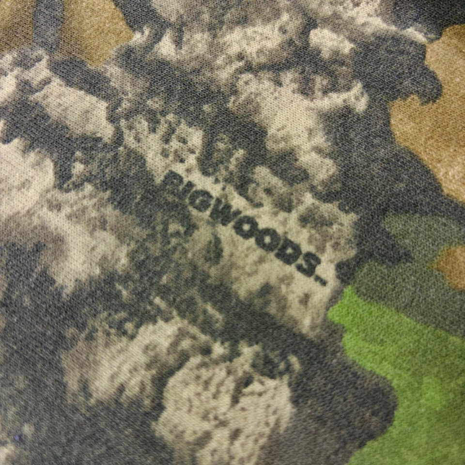 Sudadera de Colección Jerzees Exterior Para Hombres 3XL Camuflada Cuello Redondo Bigwoods Trebark Años 90 Y2K Foto 3 de 4