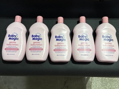 Baby Magic Gentle Baby Lotion | 16.5 Fl Oz (Pack of 5)| Vitamins & Aloe