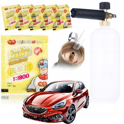 Rosfix 5x Active Foam - Schaumpulver für Foamer / Tornado 6g + Foamer 1000ml für