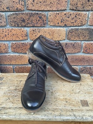 Mascotte Mens Leather, Fur Lined Boots # Sz: 45/11 