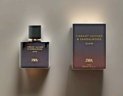   Zara Man Jérôme Epinette Vibrant Leather & Sandalwood Elixir 60ml New In Box 