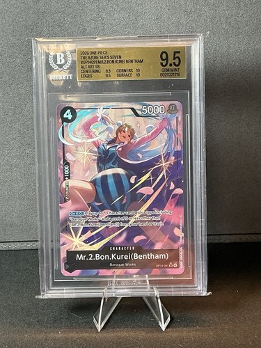 Mr.2.Bon.Kurei(Bentham) (Alternate Art) graded BGS 9.5 for sale on eBay