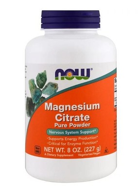 Now Foods Magnesium Citrat reines Pulver 227 g