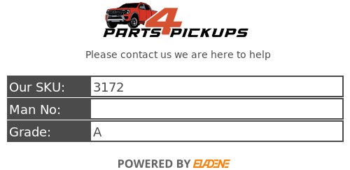 2004 Isuzu Rodeo/Chevrolet Luv 3.0 Passenger side front torsion bar 2002-2006 - Picture 6 of 7