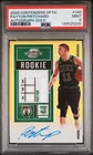 2020 Contenders Optic Payton Pritchard RC Rookie Ticket Gold Auto  /10 PSA 9