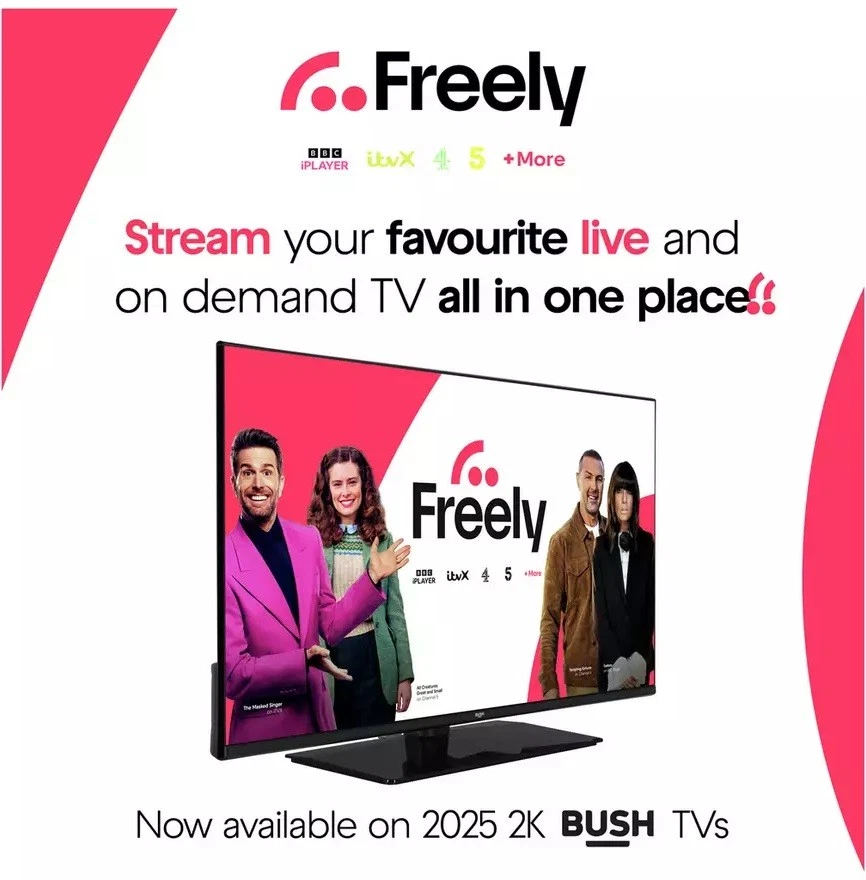 Bush 40 Inch TV SMART Freely TV 40FT25CB Full HD 1080p HDR10 TiVo LED TV - Image 4 of 4