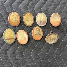 Lot Of 8 Vintage ID Tags