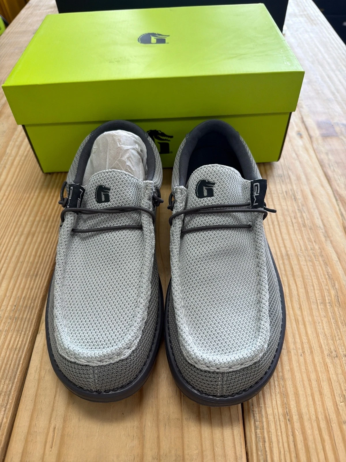GATOR WADERS MENS CAMP SHOES NEW IN BOX ASH SIZE 8